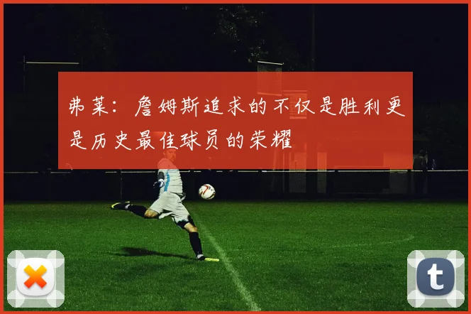 弗莱：詹姆斯追求的不仅是胜利更是历史最佳球员的荣耀