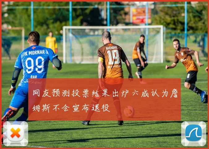 网友预测投票结果出炉六成认为詹姆斯不会宣布退役